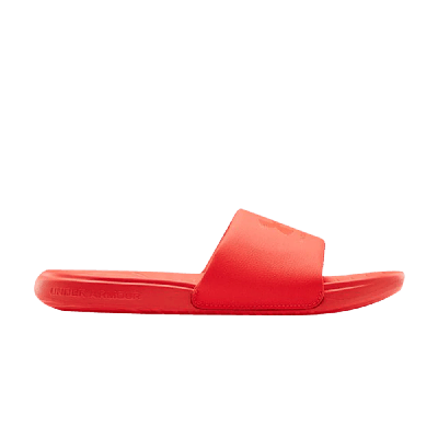 Pre-owned Under Armour Ansa Fixed Slide 'beta' In Red
