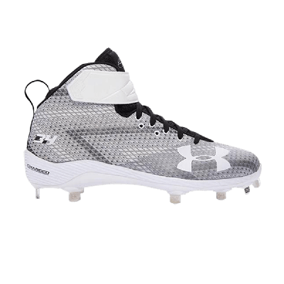 Pre-owned Under Armour Harper One Mid St 'white Black'