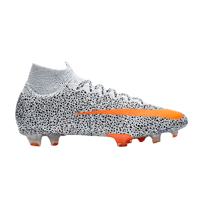 Pre-owned Nike Cr7 X Mercurial Superfly 7 Elite Fg 'safari' In White
