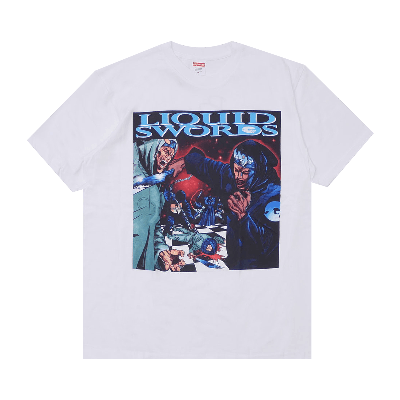 Pre-owned Supreme Liquid Swords Tee 'white'