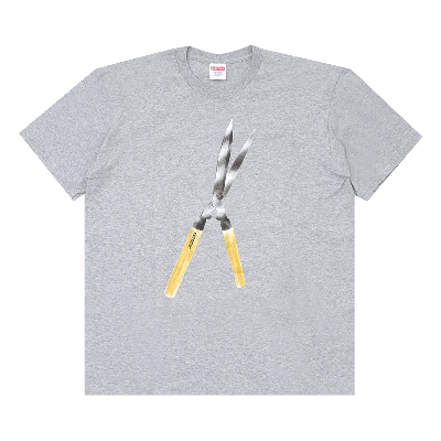 Pre-owned Supreme Shears Tee 'heather Grey'