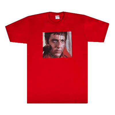 Pre-owned Supreme Scarface Shower Tee 'red'