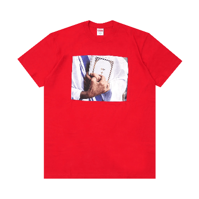 Pre-owned Supreme Bible Tee 'red'