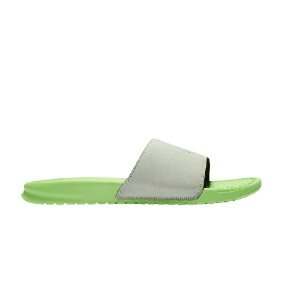 Pre-owned Nike Benassi Slides 'n7' In Green