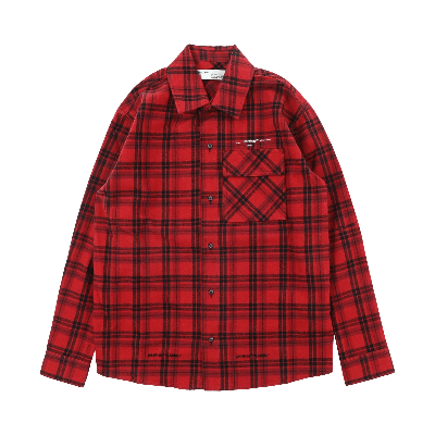 Off-white Flannel Check Shirt 'red'