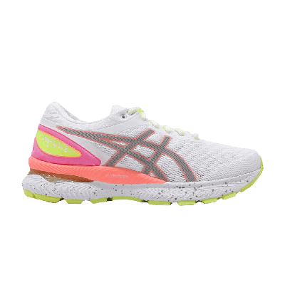 Pre-owned Asics Wmns Gel Nimbus 22 Lite-show 'white Sun Coral'