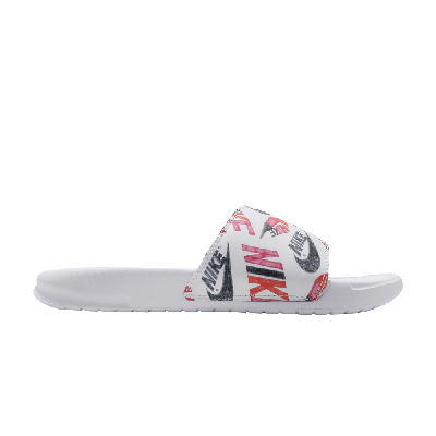 Pre-owned Nike Wmns Benassi Jdi Print 'floral' In White