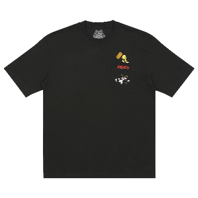 Pre-owned Palace Tweety-p Pocket T-shirt 'black'