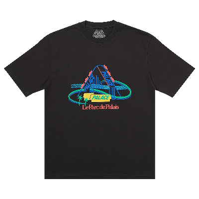 Pre-owned Palace French Ones T-shirt 'black'