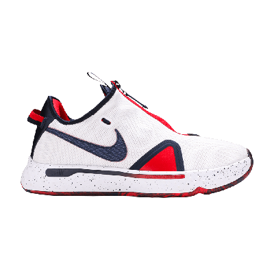 Pre-owned Nike Pg 4 'usa' In White