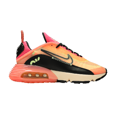 Pre-owned Nike Wmns Air Max 2090 'neon Highlighter' In Pink