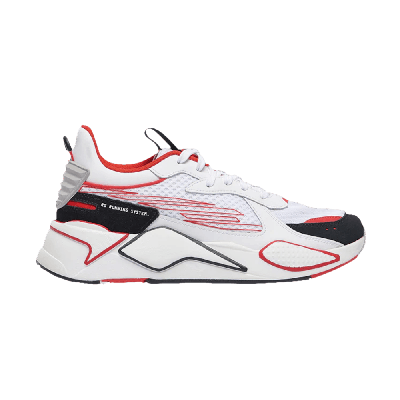 Pre-owned Puma Rs-x 'white High Risk Red'