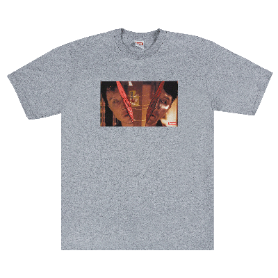 Pre-owned Supreme Kids'  Split Tee 'heather Grey'