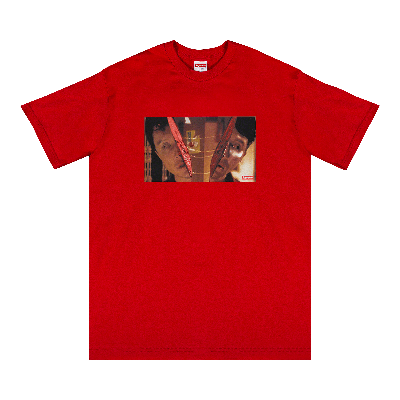 Pre-owned Supreme Split Tee 'red'