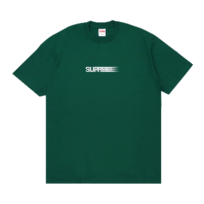 Pre-owned Supreme Motion Logo Tee 'dark Green'