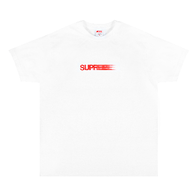 Pre-owned Supreme Motion Logo Tee 'white'