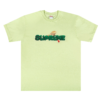 Pre-owned Supreme Lizard Tee 'pale Mint' In Green