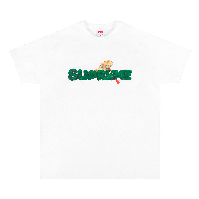 Pre-owned Supreme Lizard Tee 'white'