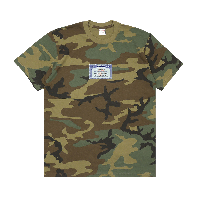Pre-owned Supreme Social Tee 'woodland Camo' In Multi-color