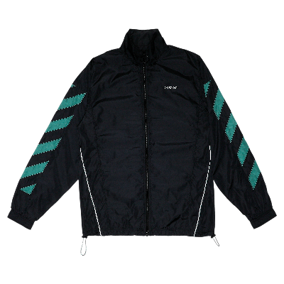 Pre-owned Off-white Diag Nylon Jacket 'black/white'