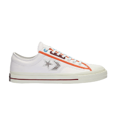 Pre-owned Converse Star Player Low 'logo Mashup - White Jet Stream'