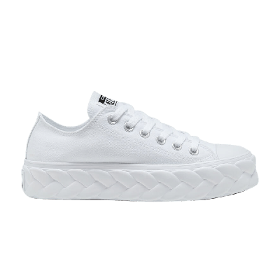 Pre-owned Converse Wmns Chuck Taylor All Star Low 'runway Cable - White'
