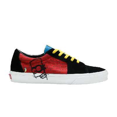 Pre-owned Vans The Simpsons X Sk8-low 'el Barto' In Red