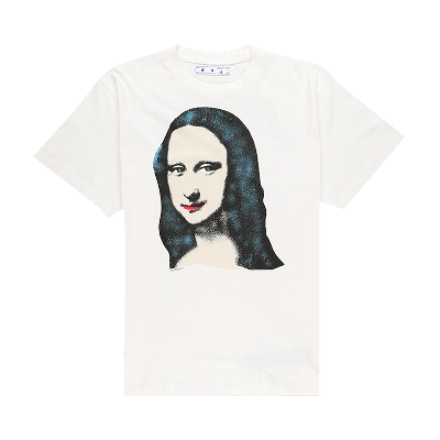 Pre-owned Off-white Mona Lisa Short-sleeve Over Tee 'white/black'