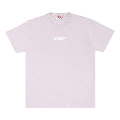 Pre-owned Flight Club Slant Logo Tee 'baby Purple/white'
