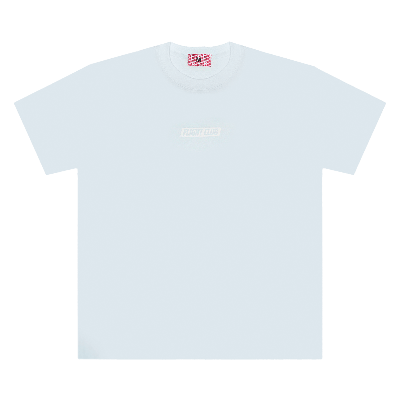 Pre-owned Flight Club Slant Logo Tee 'baby Blue/white'