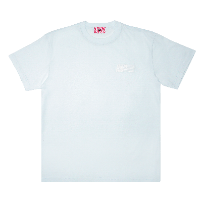 Pre-owned Flight Club Streak Logo Tee 'baby Blue/white'