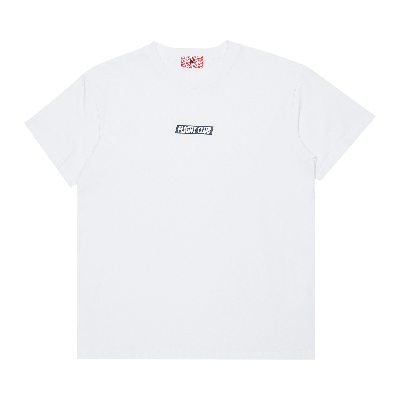 Pre-owned Flight Club Slant Logo Tee 'white/navy'