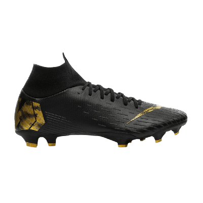 Pre-owned Nike Mercurial Superfly 6 Pro Fg 'black Gold'