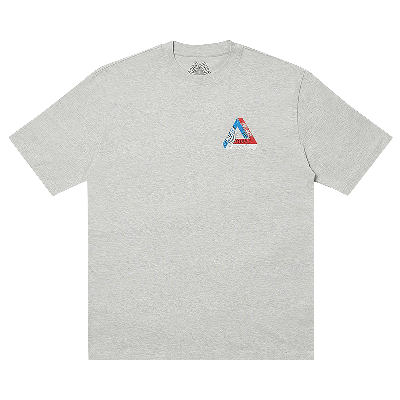 Pre-owned Palace Tri-tex T-shirt 'grey Marl'