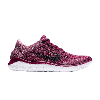 Pre-owned Nike Wmns Free Rn Flyknit 2018 'raspberry Red'