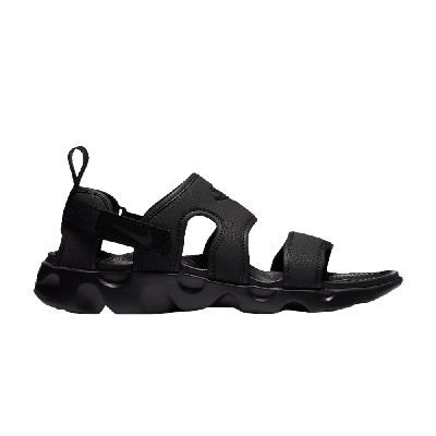 Pre-owned Nike Wmns Owaysis Sandal 'triple Black'