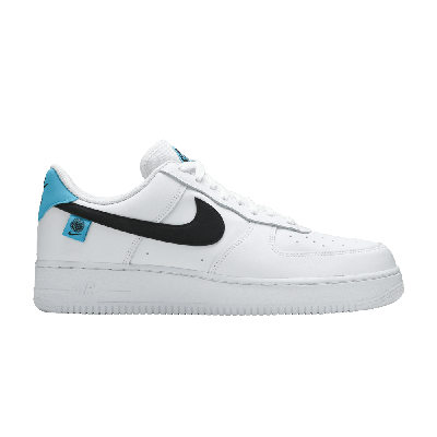 Pre-owned Nike Air Force 1 '07 Low 'worldwide Pack - Blue Fury' In White