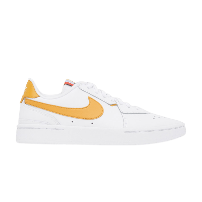 Pre-owned Nike Wmns Court Blanc 'white Track Red'