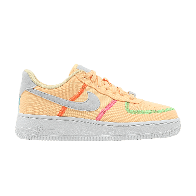 Pre-owned Nike Wmns Air Force 1 '07 Low Lx 'stitched Canvas - Melon Tint' In Orange