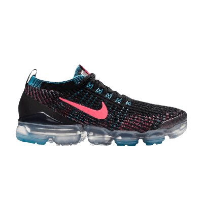 Pre-owned Nike Wmns Air Vapormax Flyknit 3 'black Hyper Pink Blue'