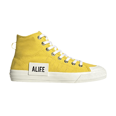 Pre-owned Adidas Originals Alife X Nizza High 'yellow'