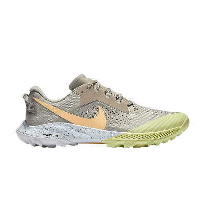 Pre-owned Nike Wmns Air Zoom Terra Kiger 6 'stone Limelight' In Grey