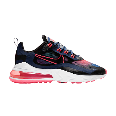 Pre-owned Nike Wmns Air Max 270 React Se 'midnight Navy Crimson' In Blue