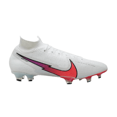Pre-owned Nike Mercurial Superfly 7 Elite Fg 'flash Crimson Jade' In White