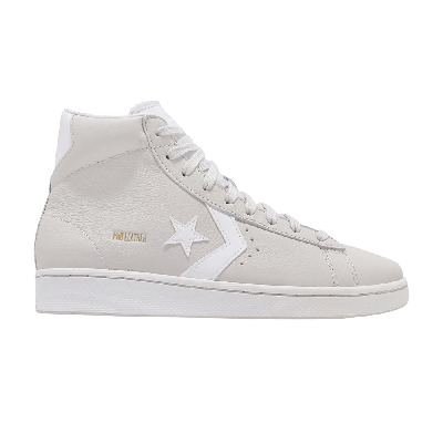 Pre-owned Converse Pro Leather High 'pale Putty' In Grey
