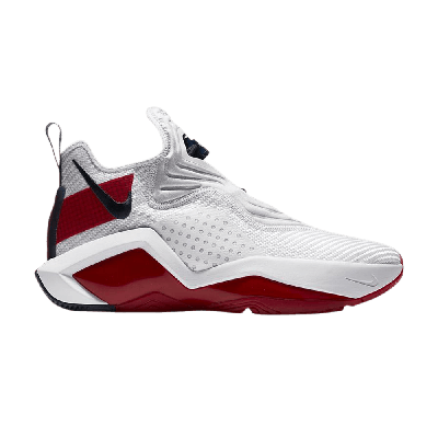Pre-owned Nike Lebron Soldier 14 Ep 'white University Red'
