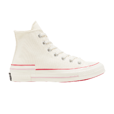 Pre-owned Converse Wmns Chuck 70 High 'popped Color - Carmen Pink' In White