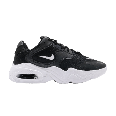 Pre-owned Nike Wmns Air Max 2x 'black White'