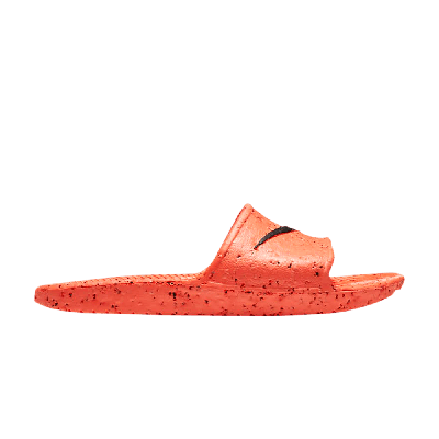 Pre-owned Nike Kawa Slide Se 'cater - Total Crimson' In Orange