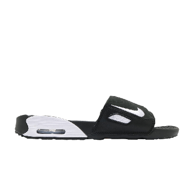 Pre-owned Nike Wmns Air Max 90 Slide 'black White'